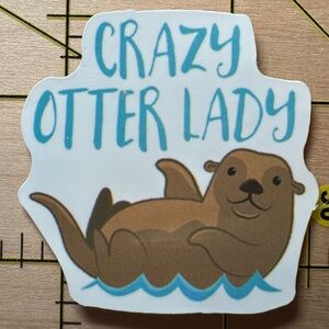 💜13/$13 +Bundle Sticker Sale | Otter Animal Waterproof Sticker
